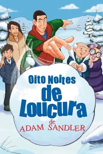 Pôster de Oito Noites de Loucura de Adam Sandler (2002)